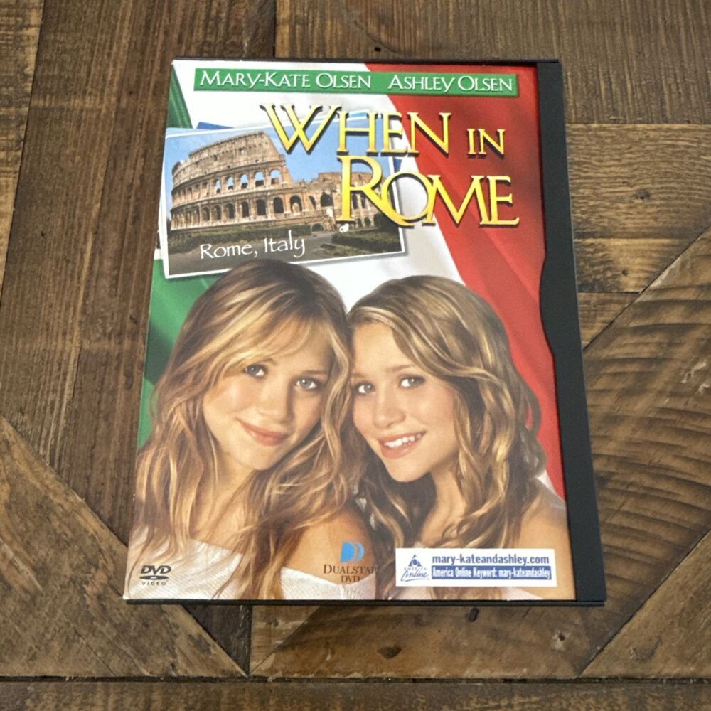 When In Rome DVD 2002 Mary-Kate Ashley Olsen Family Comedy Movie